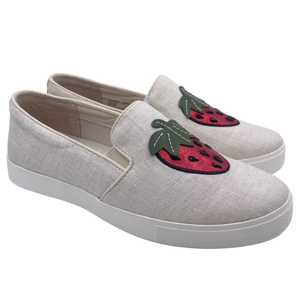 KATY PERRY canvas slip on comfortable women sneakers Size 6.5W